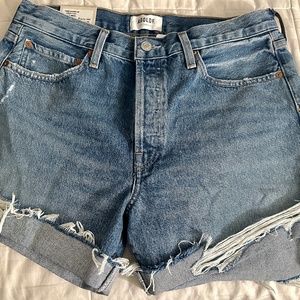 AGOLDE Parker Long Shorts with Cuff in Heat Wave Size 29 NWT